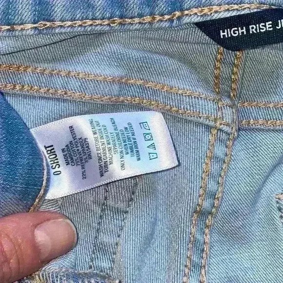 Aeropostale Skinny ripped High Rise jeans jeggings size 0 - Picture 6 of 6